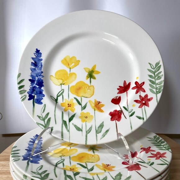 ROYAL STAFFORD Spring Flowers Dinner Plate - Flowers Into Center, Rim - Picture 4 of 5